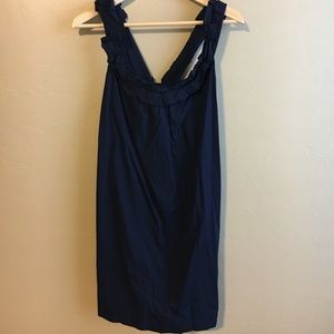 Fei Size 4 Mini Navy Blue Dress Anthropologie
